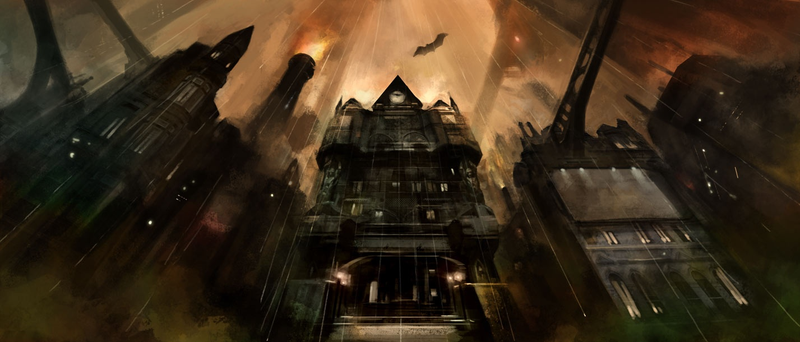Illustration for article titled Where Does Batman Get All This Wonderful Concept Art?